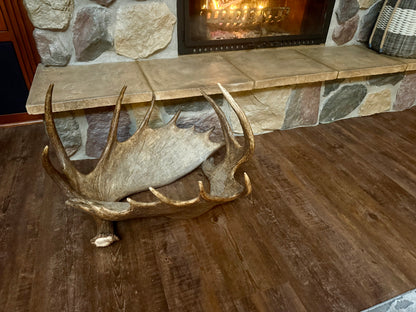 Moose Antler Firewood Holder